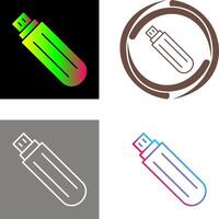 Unique USB Drive Icon vector