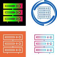 Unique Server Icon vector