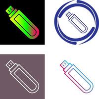 Unique USB Drive Icon vector