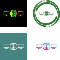 Unique Networks Icon vector