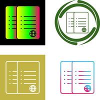 Unique Network Files Icon vector