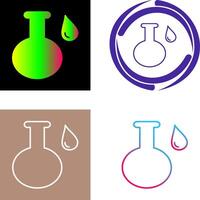 Acidic Liquid Icon Design vector