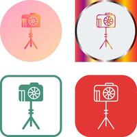 Unique Camera Stand Icon Design vector