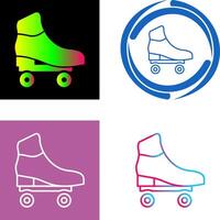 diseño de icono de patines vector