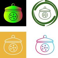 Cookie Jar Icon Design vector