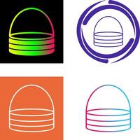 Unique Basket Icon vector