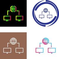 Unique Internet Connectivity Icon vector