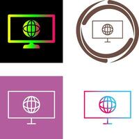 Unique Intranet Icon vector