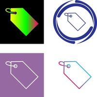 Unique Tag Icon vector