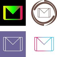 Unique Email Icon vector