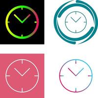 Unique Clock Icon vector