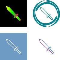 Unique Sword Icon Design vector