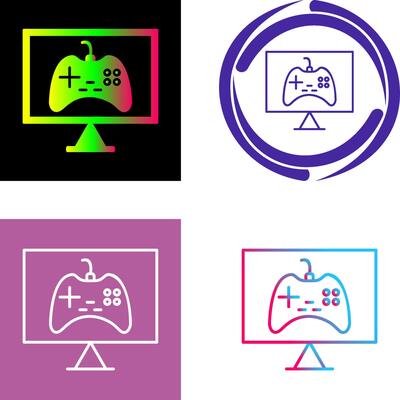 Unique Online Games Icon Design