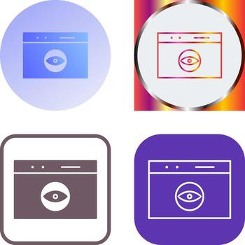 Unique Link Optimization Icon vector