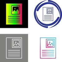 Picture Attachment Icon Design vector