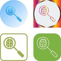 Unique Intelligent Search Icon vector