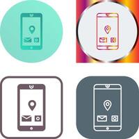 Unique Mobile Applications Icon vector