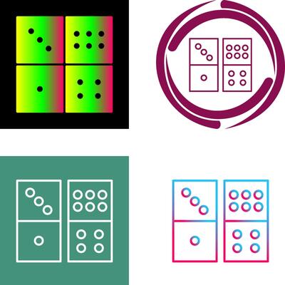 Domino Game Icon Design