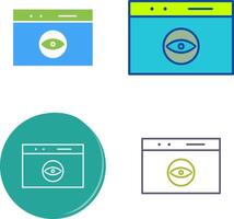 Unique Link Optimization Icon vector