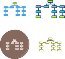 Unique Seo Structure Icon vector