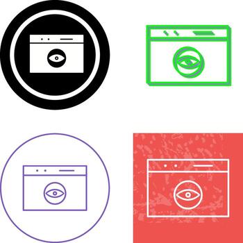 Unique Link Optimization Icon vector