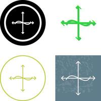 Unique Graph Icon Design vector