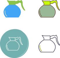 Coffee Pot Icon Design vector