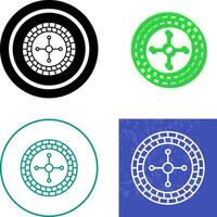 Roulette Icon Design vector