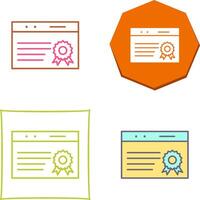 Unique Quality Assurance Icon Design vector