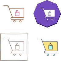 Unique Cart Icon Design vector