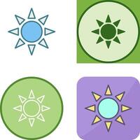 UV Radiation Icon Design vector