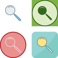 Unique Magnifier Icon Design vector