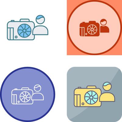 Unique Photographer Icon Design