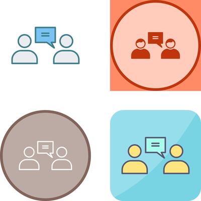 Customer Engagement Icon Design
