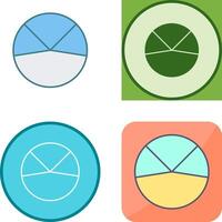 Pie Chart Analysis Icon Design vector