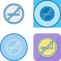 No Smoking Icon Design vector