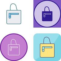 Handbag Icon Design vector