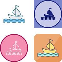 Boat Icon Design vector