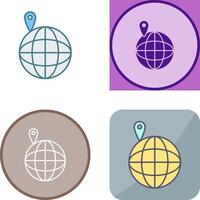 Vacation Spots Icon Design vector