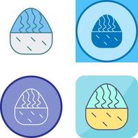Cream Muffin Icon Design vector