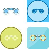 Binoculars Icon Design vector