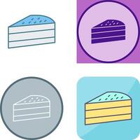 Cake Slice Icon Design vector