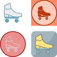 diseño de icono de patines vector