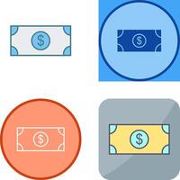 Dollar Bill Icon Design vector