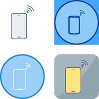 Unique Connected Device Icon Design vector