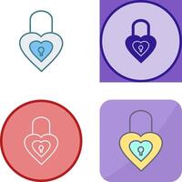 Unique Lock Icon Design vector