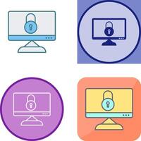 Unique Confidentiality Icon Design vector