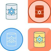 Unique Database Management Icon Design vector