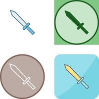 Unique Sword Icon Design vector