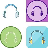 Unique Headphones Icon Design vector